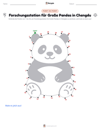 Forschungsstation für Große Pandas in Chengdu druckbare Arbeitsblatt Vorschau