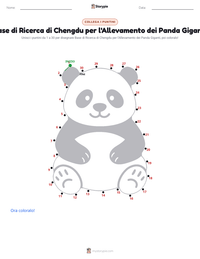 Anteprima della scheda stampabile di Base di Ricerca di Chengdu per l'Allevamento dei Panda Giganti