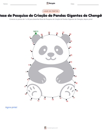 Prévia da folha de atividades imprimível Base de Pesquisa de Criação de Pandas Gigantes de Chengdu