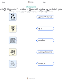 செங்டு ஜெயண்ட் பாண்டா இனப்பெருக்க ஆராய்ச்சி தளம் அச்சிடக்கூடிய வேலைப்பதிவின் முன்னோட்டம்