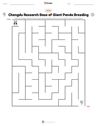 Chengdu Research Base of Giant Panda Breeding printable worksheet preview