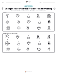 Chengdu Research Base of Giant Panda Breeding printable worksheet preview