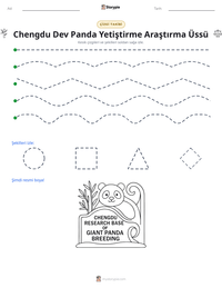 Chengdu Dev Panda Yetiştirme Araştırma Üssü yazdırılabilir çalışma sayfası önizlemesi