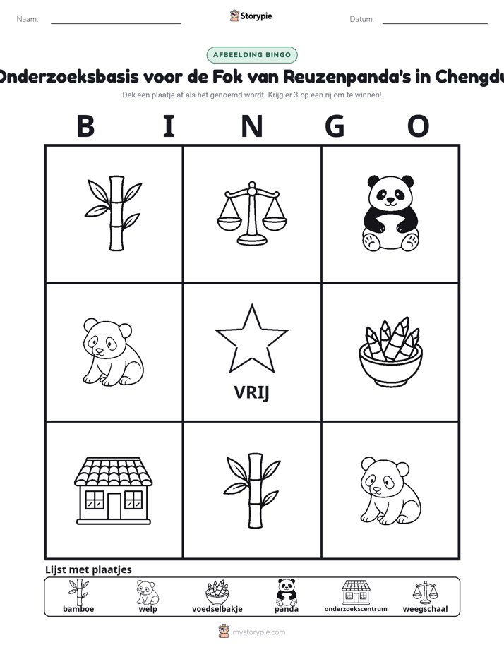Afbeelding Bingo