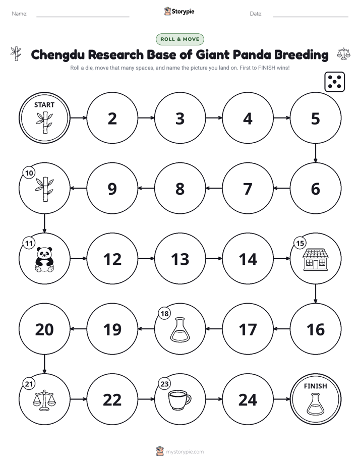 Roll & Move Game