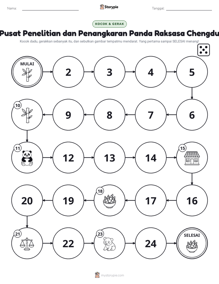 Permainan Gulung & Pindah