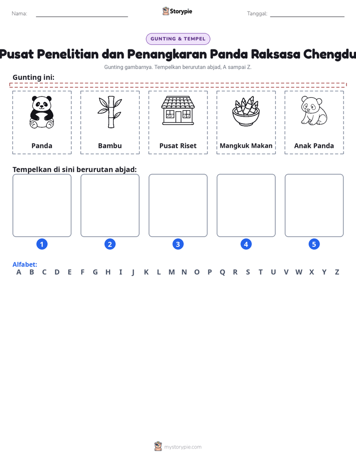 Potong & Tempel Huruf