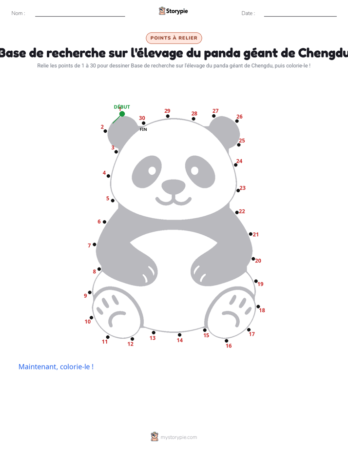 Relie les points