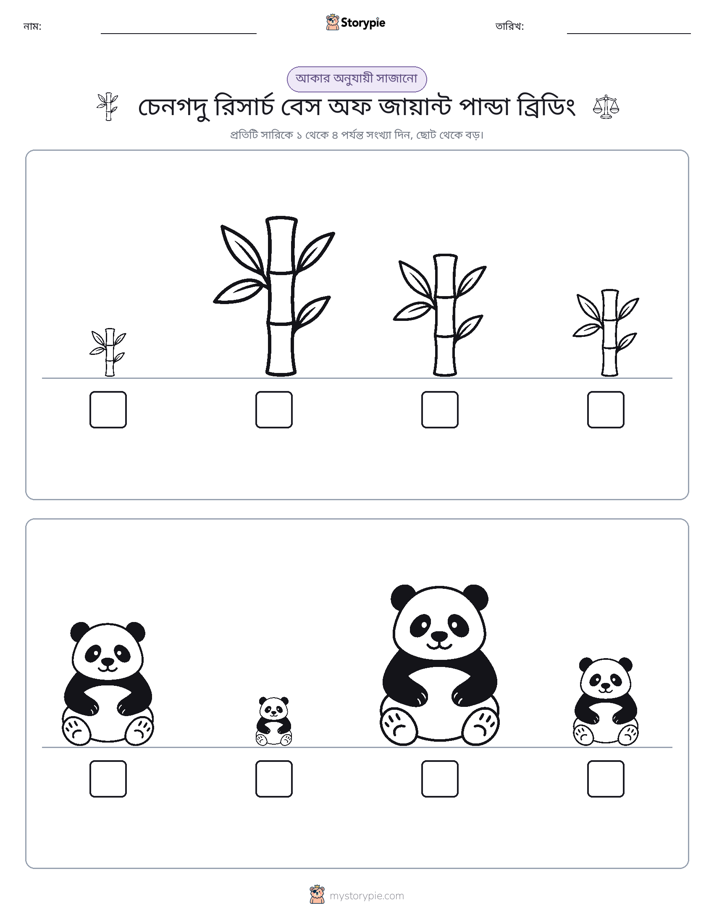 আকারের ক্রম