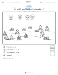 معاينة ورقة العمل القابلة للطباعة مؤسسة بورنيو لإنقاذ إنسان الغاب