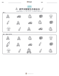 婆罗洲猩猩生存基金会 可打印工作表预览