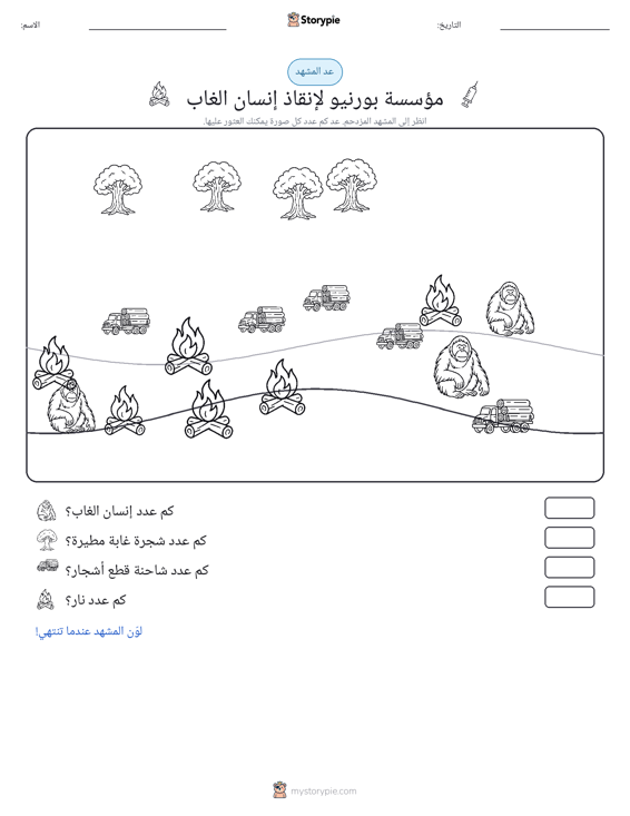 مشهد العد