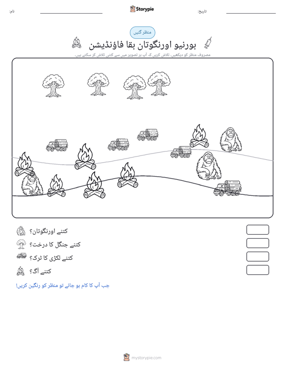 گنتی کا منظر