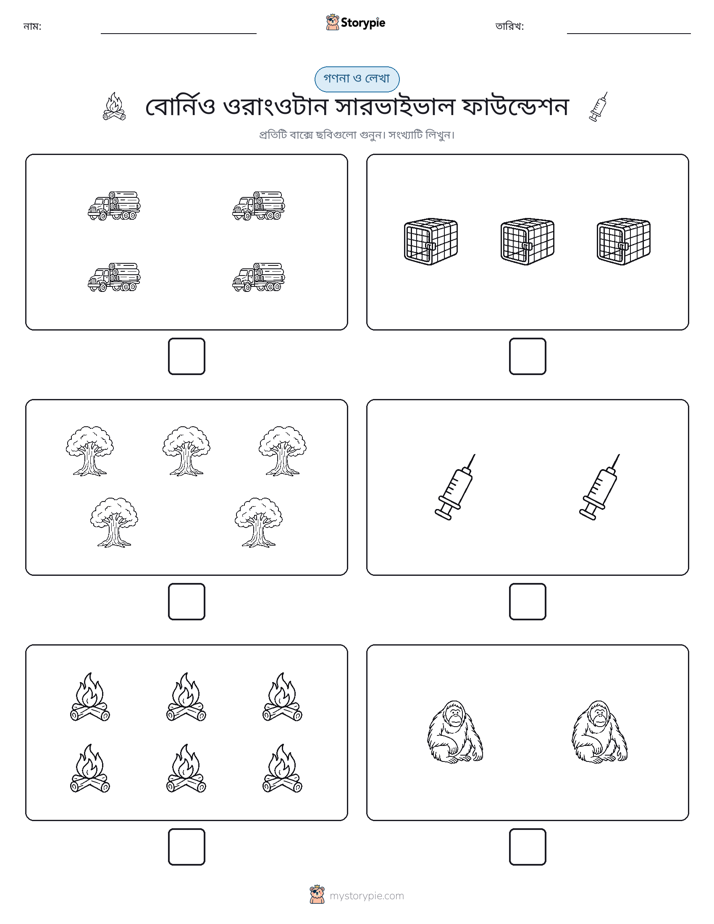 গণনা & লিখুন