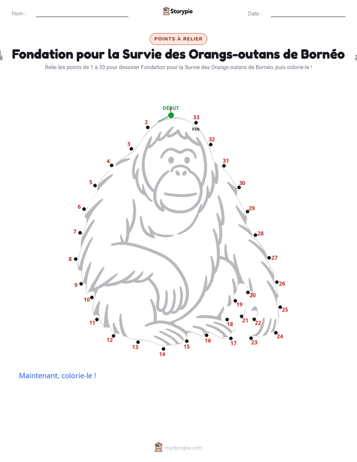 Relie les points