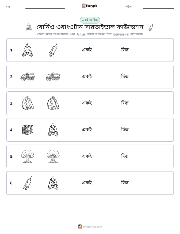 একই বা ভিন্ন