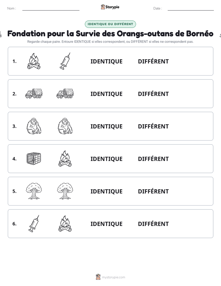 Identique ou Différent