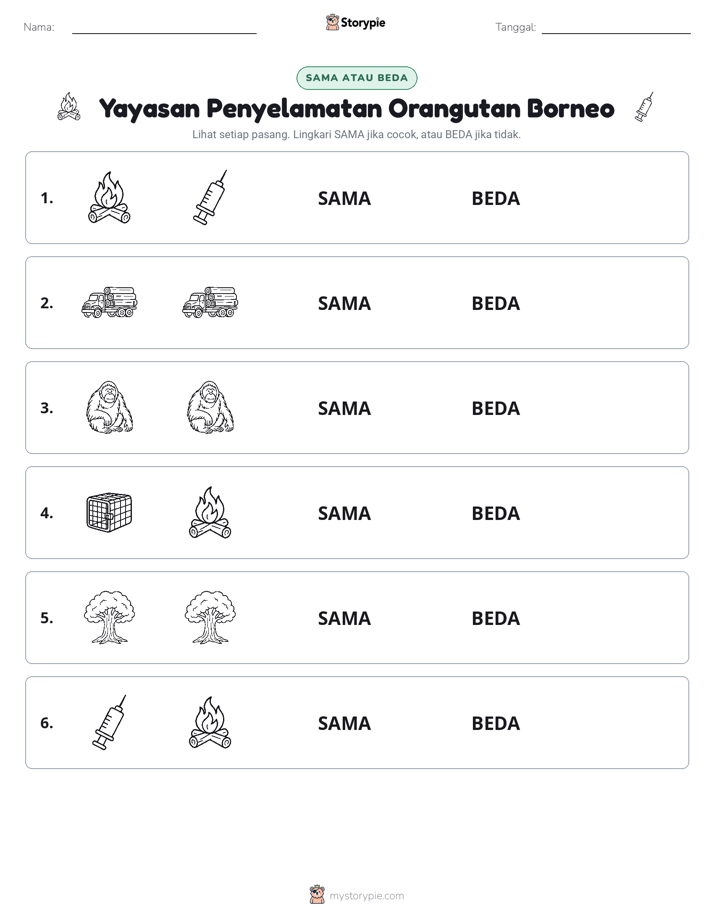 Sama atau Berbeda
