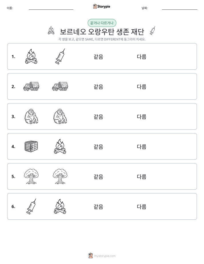 같은 것 또는 다른 것