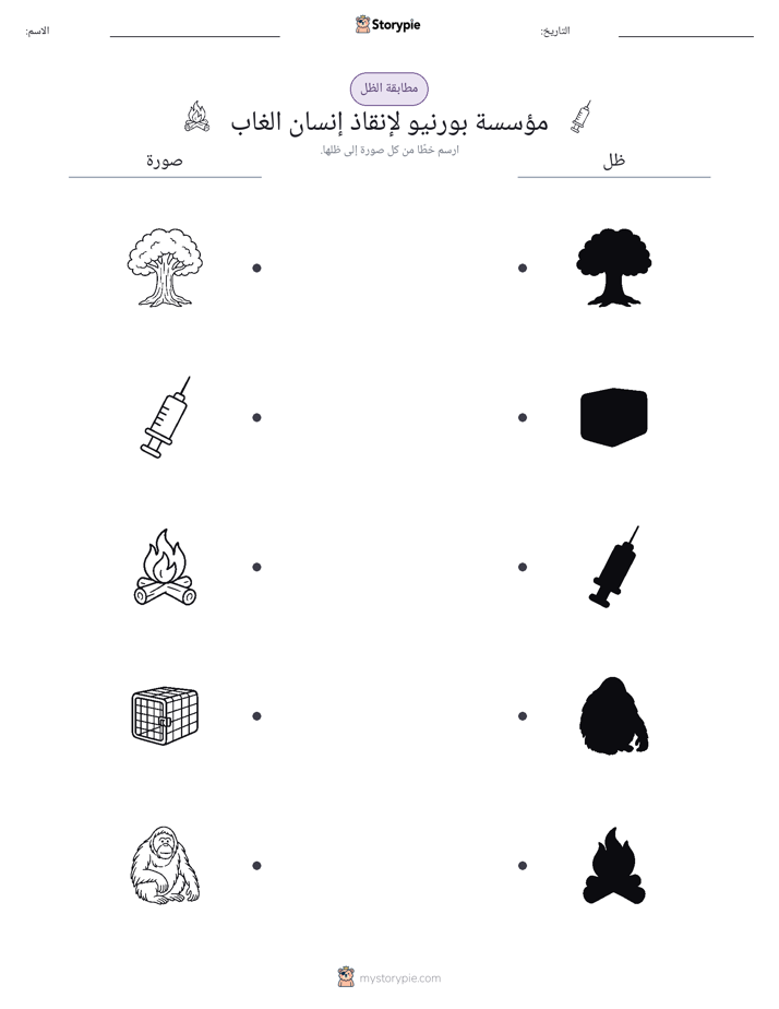 مطابقة الظل