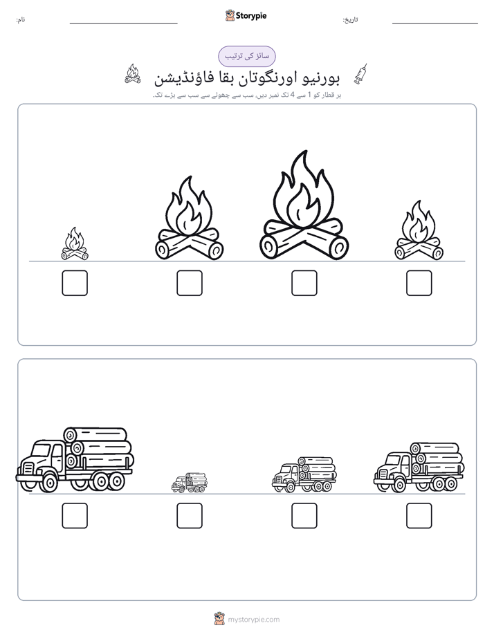 سائز کی ترتیب