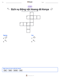 Xem trước tài liệu in sẵn Dịch vụ Động vật Hoang dã Kenya