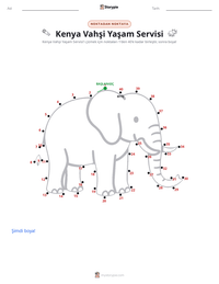 Kenya Vahşi Yaşam Servisi yazdırılabilir çalışma sayfası önizlemesi
