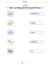 Xem trước tài liệu in sẵn Dịch vụ Động vật Hoang dã Kenya