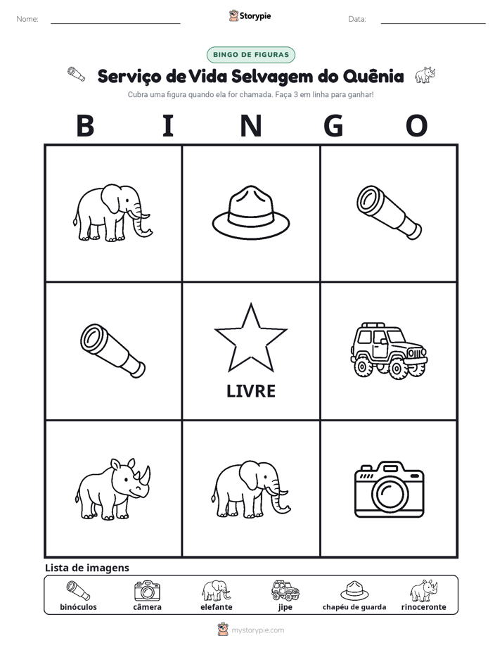 Bingo de Imagens