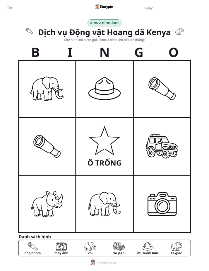 Bingo Hình Ảnh