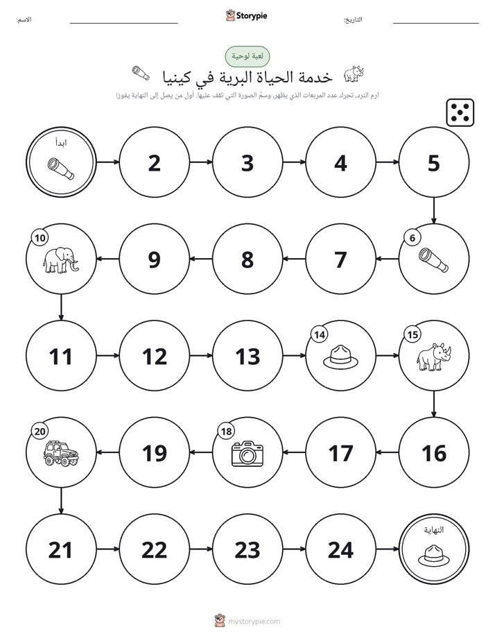 لعبة لف و تحرك
