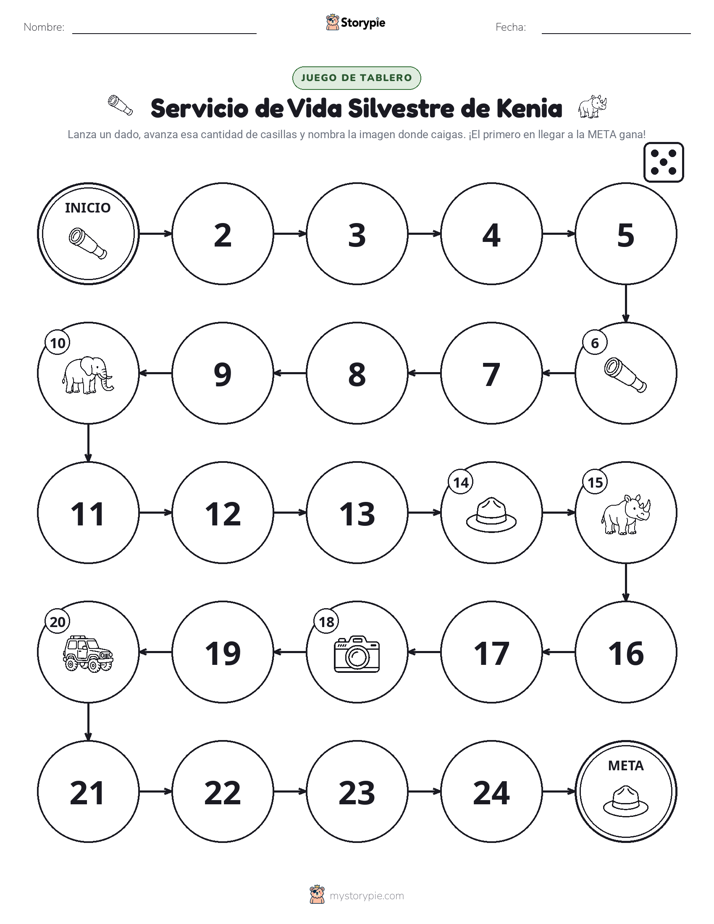 Juego de Rueda y Avanza