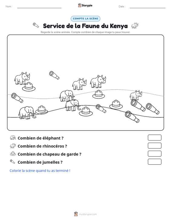 Scène de Comptage