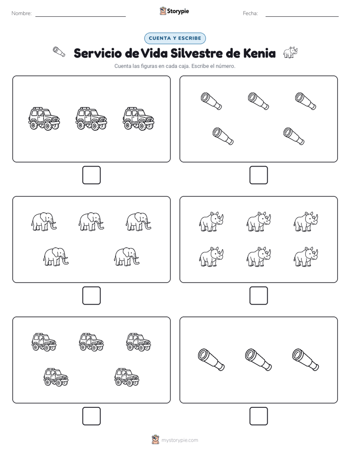 Cuenta y Escribe