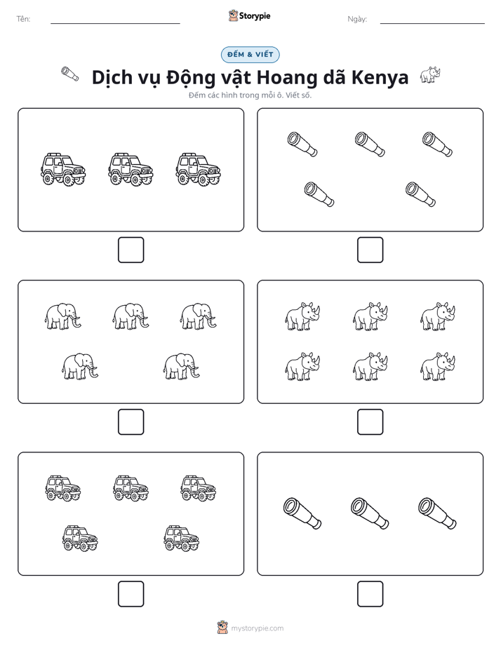 Đếm & Viết