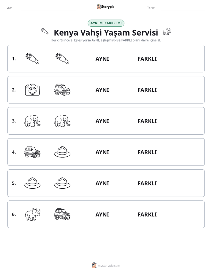 Aynı mı Farklı mı