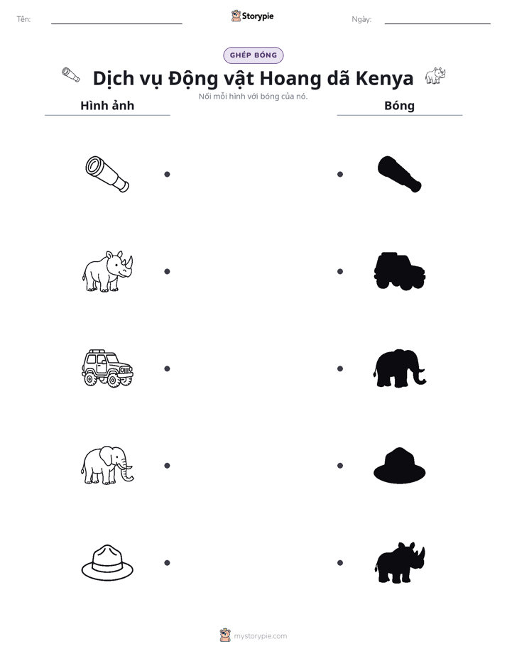 Ghép Hình Bóng
