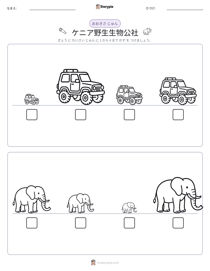 サイズ順