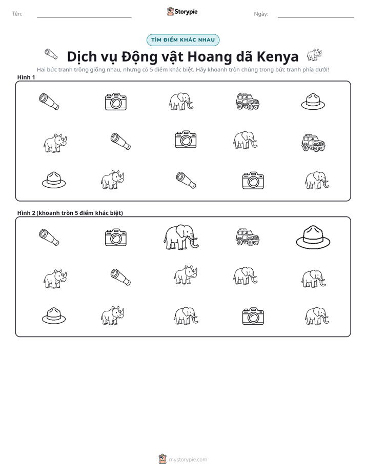 Tìm Sự Khác Biệt