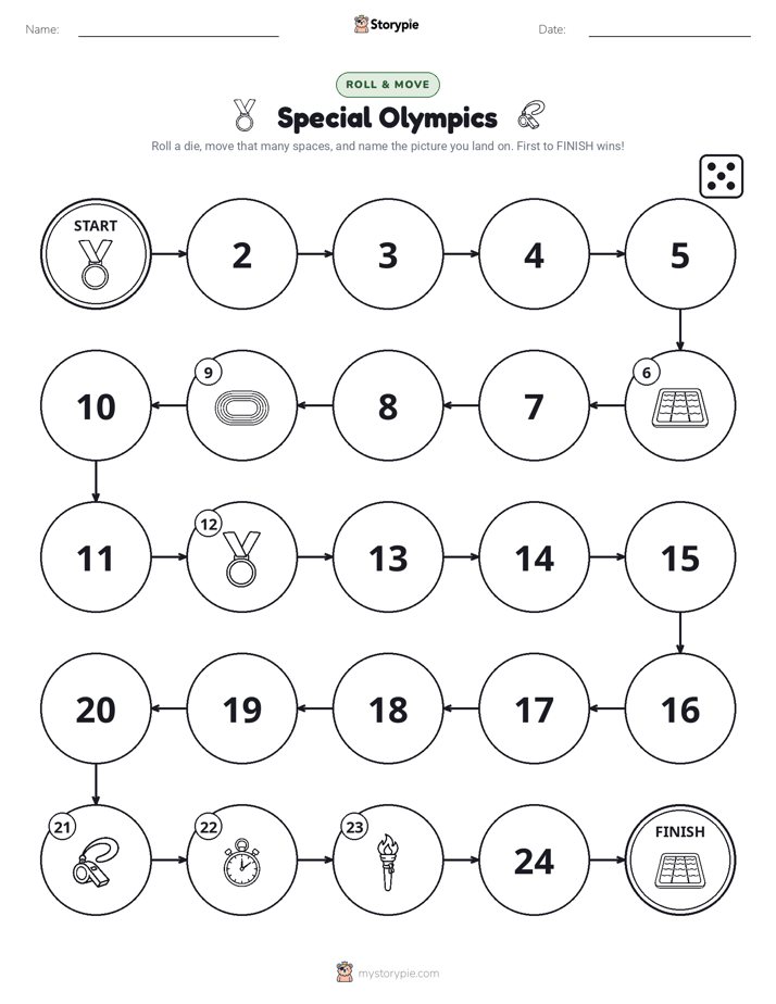 Roll & Move Game