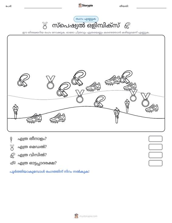 എണ്ണുന്ന ദൃശ്യങ്ങൾ