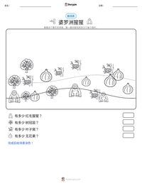 婆罗洲猩猩 可打印工作表预览