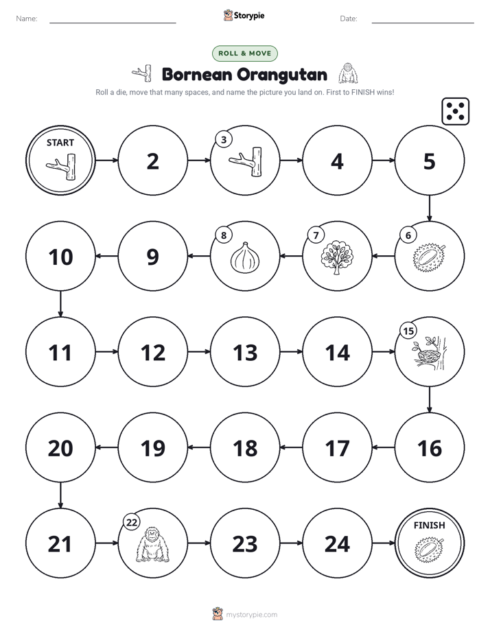 Roll & Move Game
