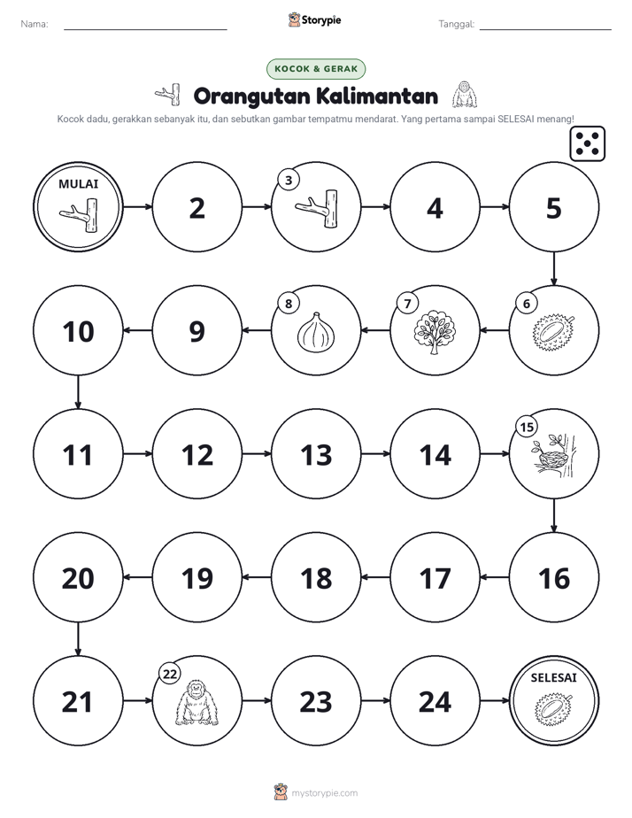 Permainan Gulung & Pindah