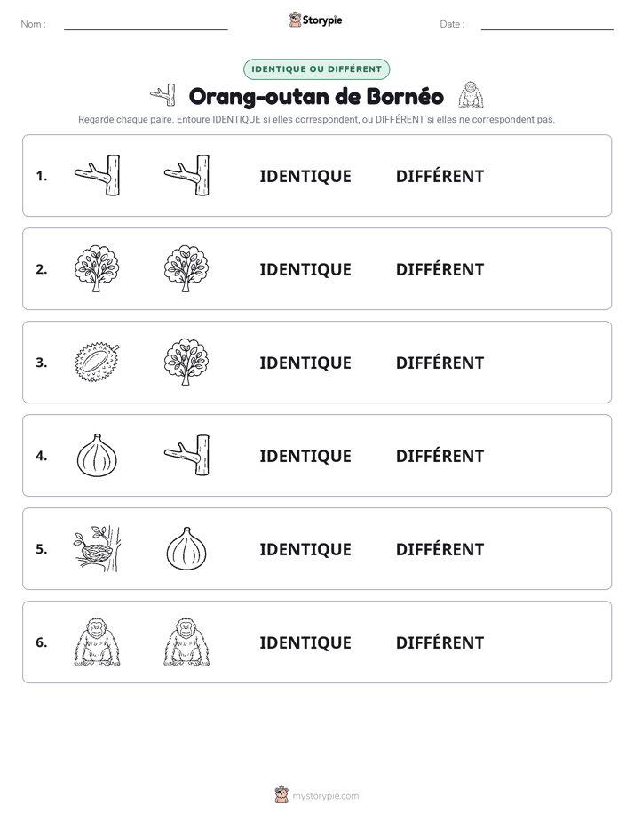 Identique ou Différent