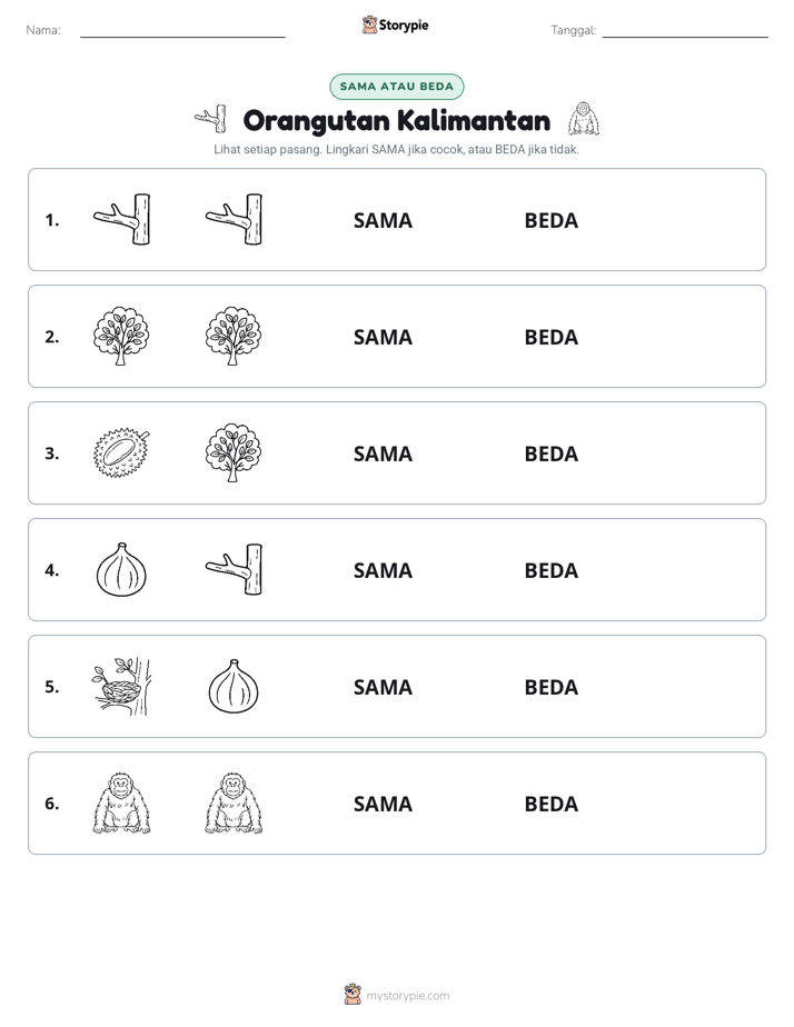 Sama atau Berbeda