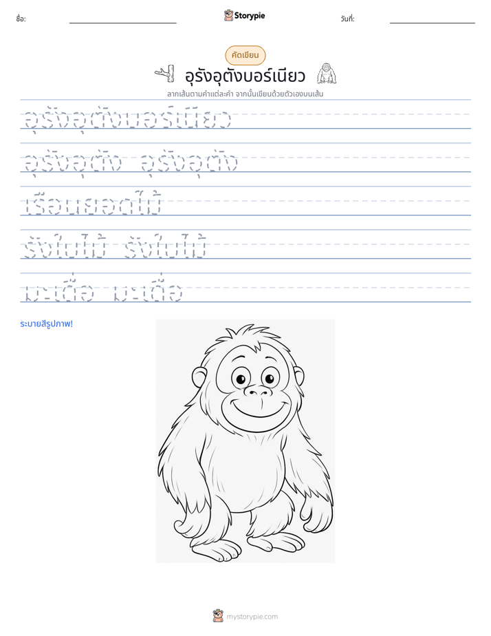 การฝึกเขียน