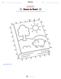 Room to Read printable worksheet preview