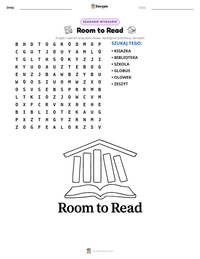 Podgląd drukowalnego arkusza ćwiczeń Room to Read