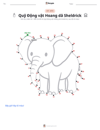 Xem trước tài liệu in sẵn Quỹ Động vật Hoang dã Sheldrick